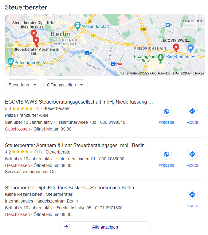 SEO für die lokale Suche